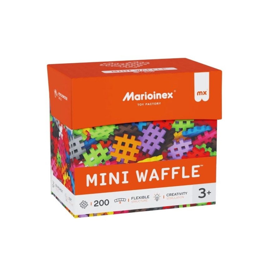 Marioinex Mini Waffle -rakennuspalikat, 200 kappaletta – 2
