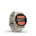 Garmin Fenix 8 3,3 cm (1,3") AMOLED 43 mm Digitaalinen 416 x 416 pikseliä kosketusnäyttö Kulta Wi-Fi GPS (satelliitti)