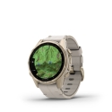 Garmin Fenix 8 3,3 cm (1,3") AMOLED 43 mm Digitaalinen 416 x 416 pikseliä kosketusnäyttö Kulta Wi-Fi GPS (satelliitti)