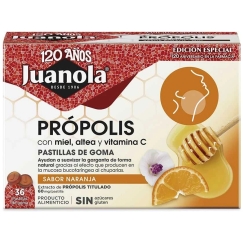 Juanola PROPOLIS Oranžinis gummies 36 u