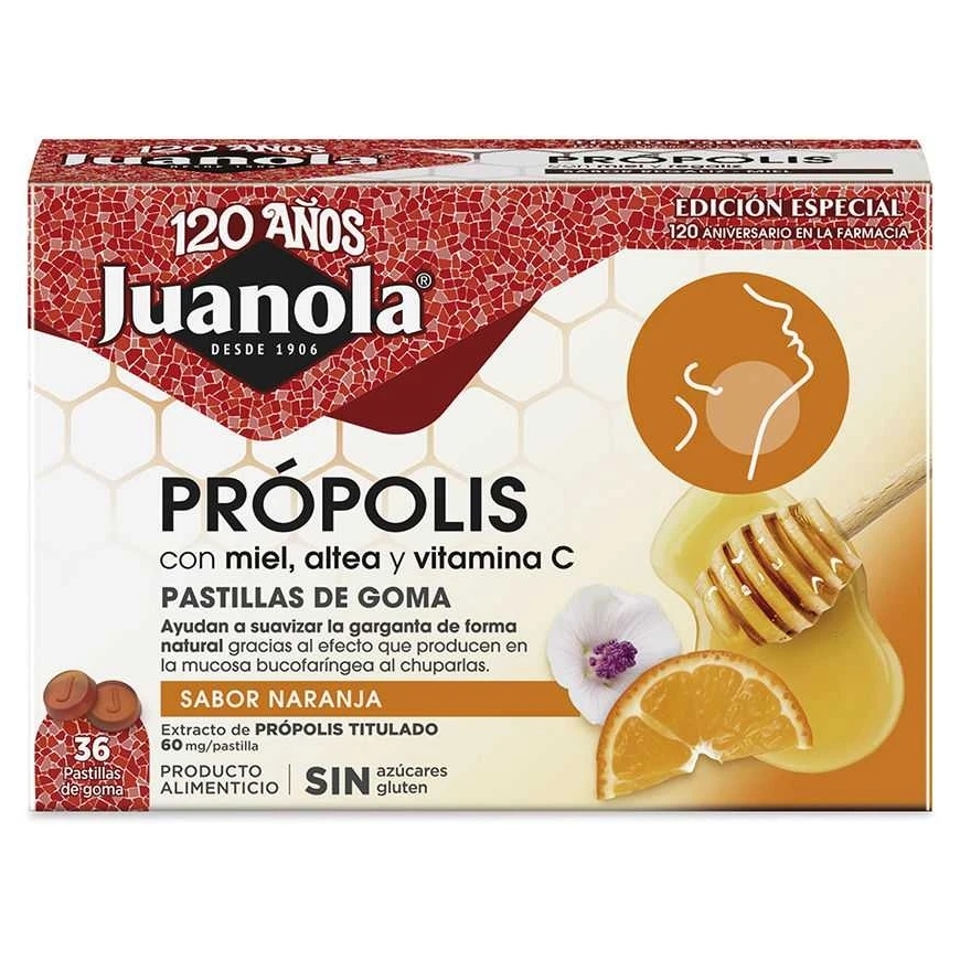 Juanola PROPOLIS Orange gummies 36 pcs