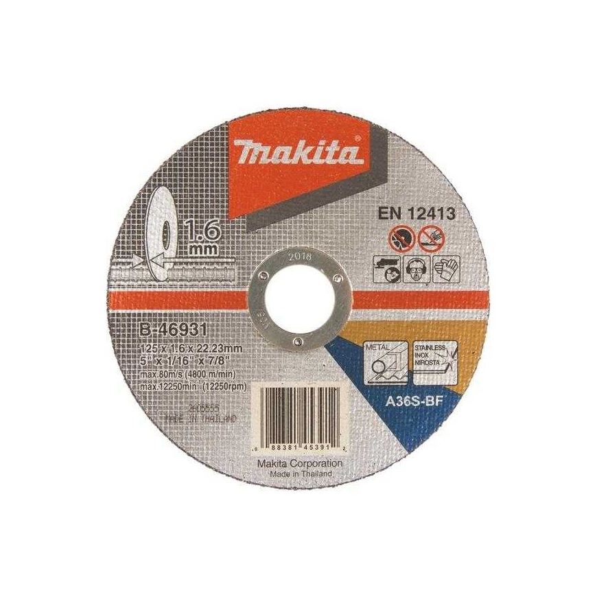 PJOVIMO DISKAS 125X1.6MM B-4693 MAKITA