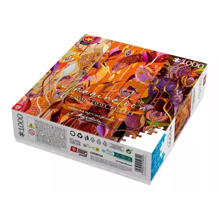 Puzzle Good Loot Imagination - Karolina Matyjaszkowicz: Lintukoskessa - Triptyykki 1000 kpl – 3