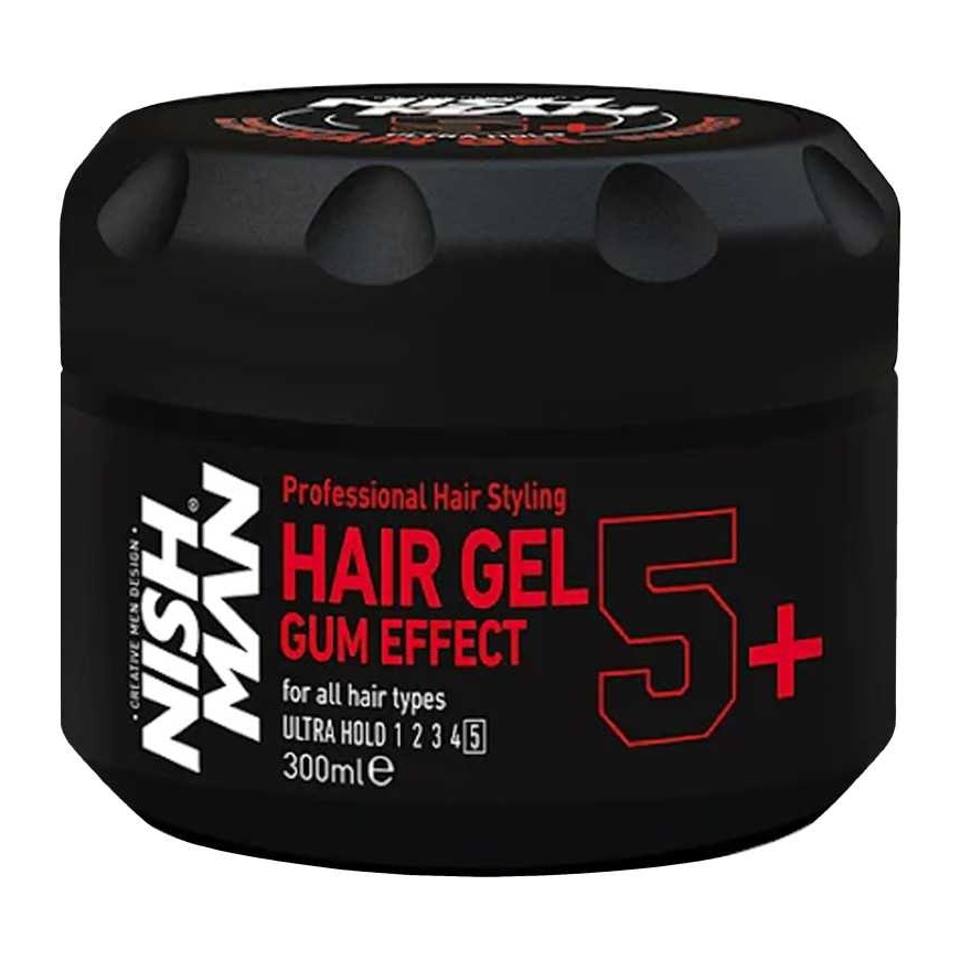 Nishman Ultra Hold Hair Gel Gum Effect plaukų formavimo gelis, 300 ml