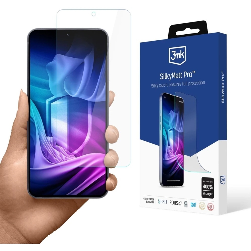 Matēta aizsargplēve 3MK Silky Matt Pro Samsung Galaxy S26 – 2