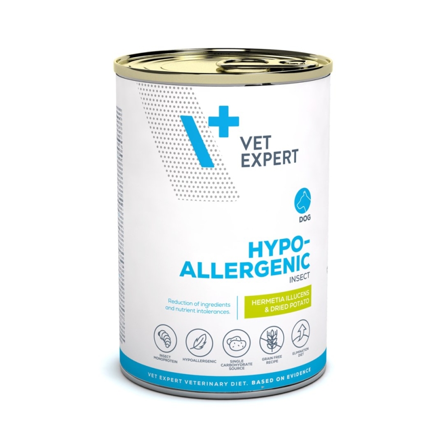 VETEXPERT Veterinary Diet Hypoallergenic Insect – wet dog food – 375g