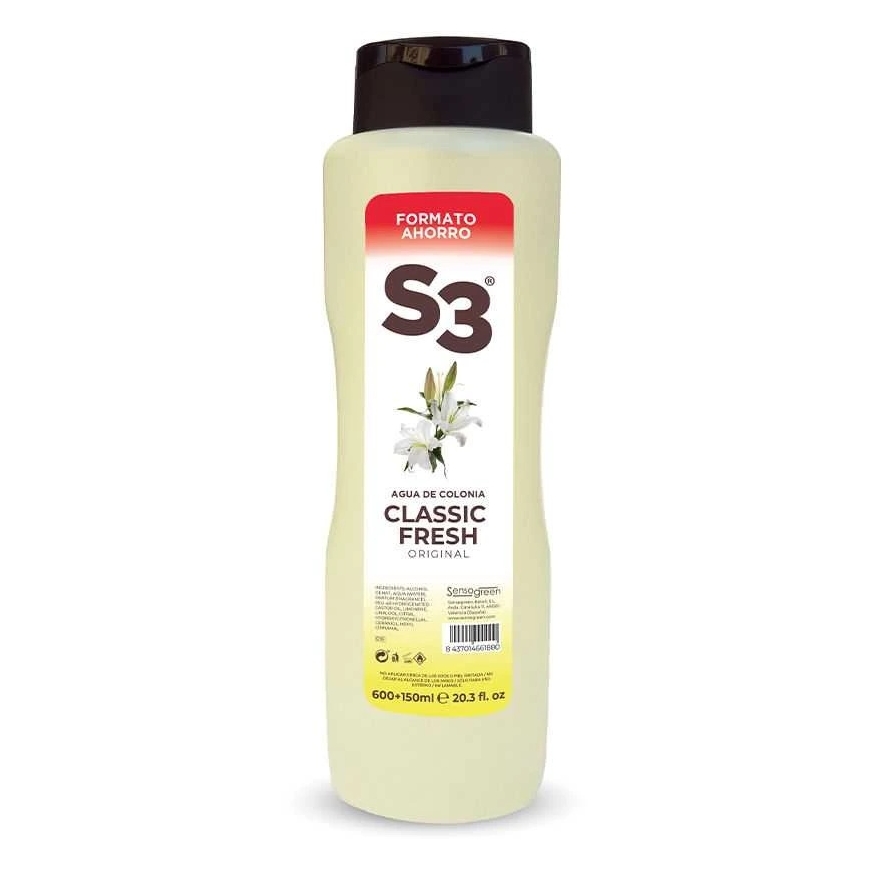 Sieviešu parfimērija S3 Classic Fresh EDC 600 ml + 150 ml – 2
