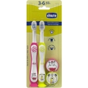 CHICCO 00012084000000 Hipcio Panda zobu birstes 3-6g CHICCO 00012084000000 Hipcio Panda zobu birstes 3-6g