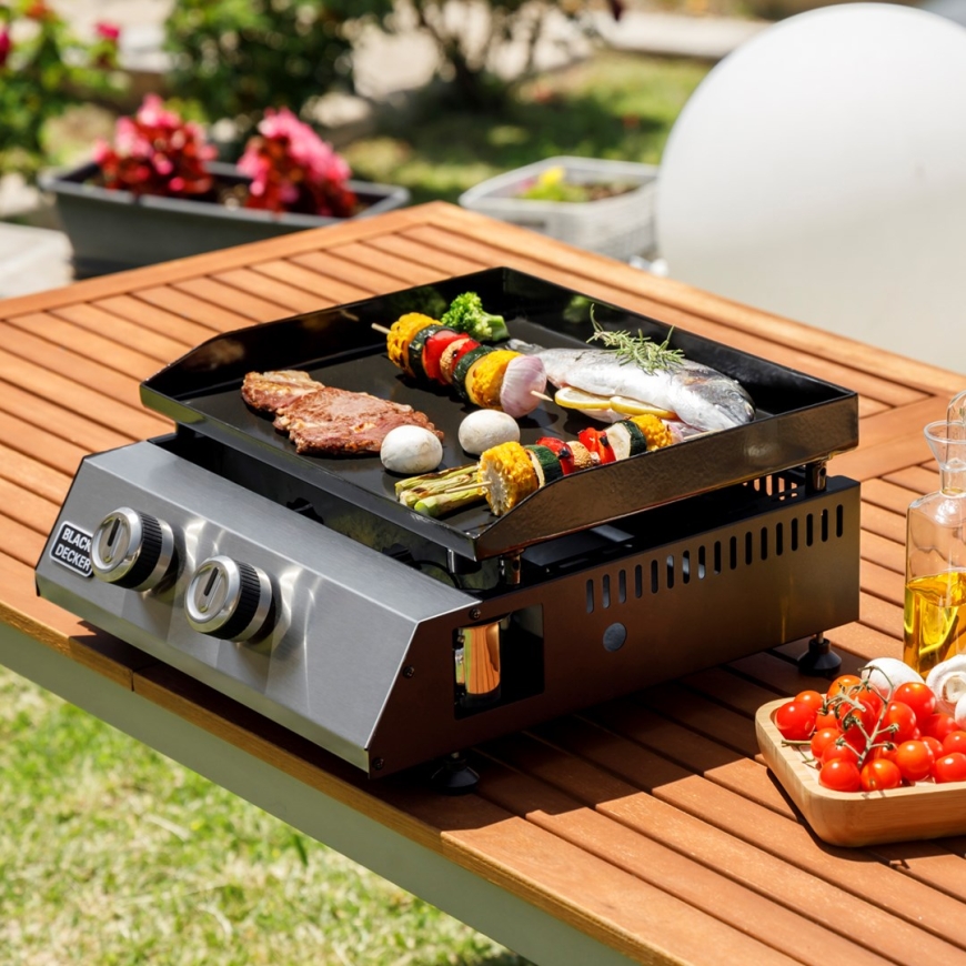 Black+Decker BXOP4900E 2-burner gas barbecue – 4