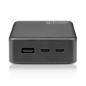 Powerbank 20 000mAh, 1x USB, 2x USB-C, 20W, QC4+, LCD-näyttö, musta Powerbank 20 000mAh, 1x USB, 2x USB-C, 20W, QC4+, LCD-näyttö, musta