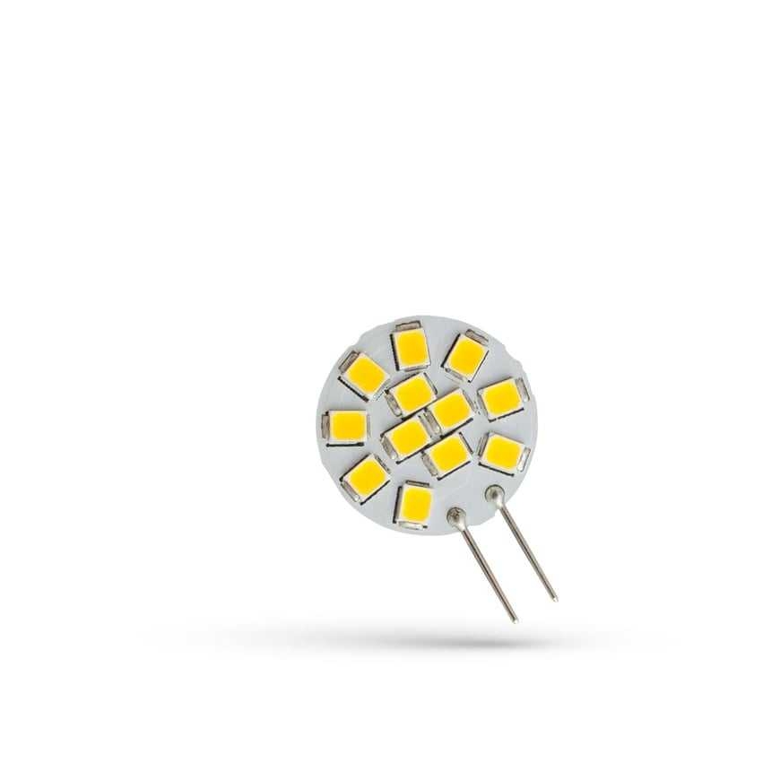 Spectrum LED G4 12V 1.2W 12 LED WW 20mm – 3