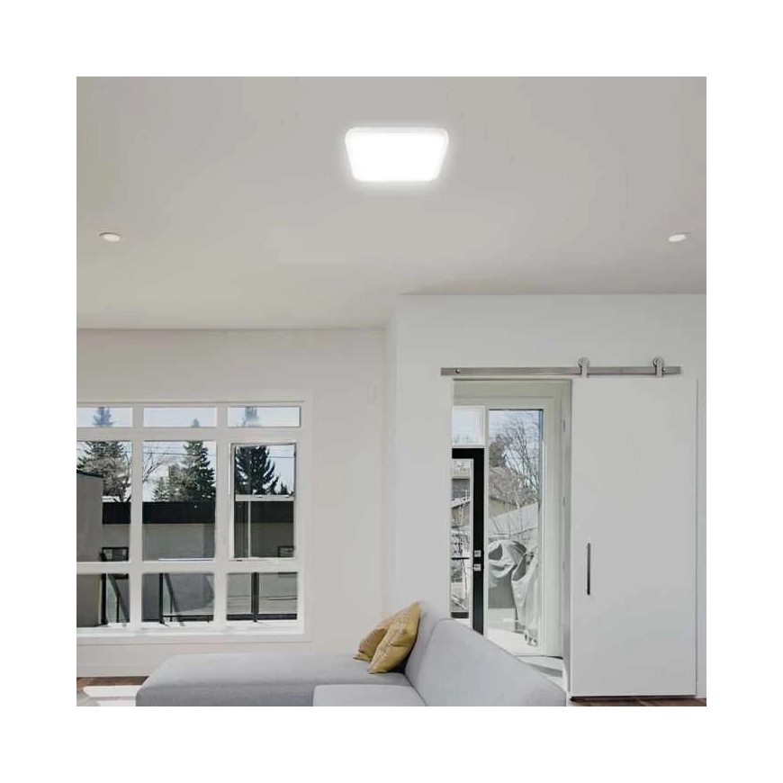 V-tac 24W LED virsmas sienas lampa, kvadrāts, balts, 4000K, IP44 – 2