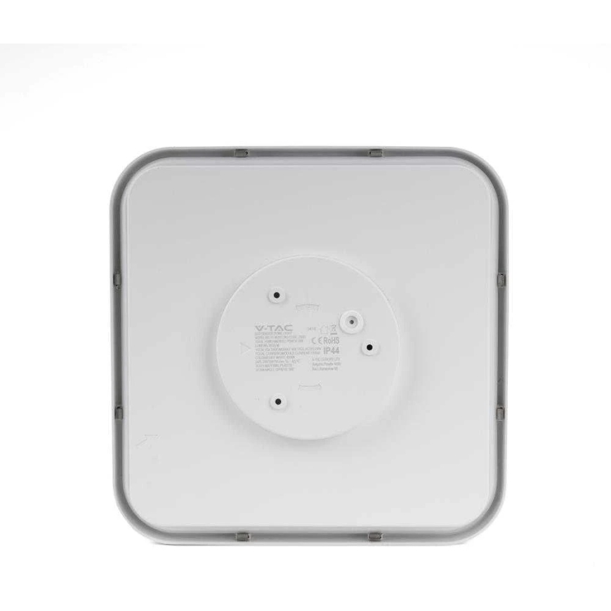 V-tac 24W LED virsmas sienas lampa, kvadrāts, balts, 4000K, IP44 – 4