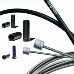Capgo BL Double(2x) ECO stainless Shimano/Sram Road & MTB Cable Set black