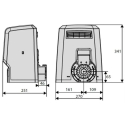 BFT ARES ULTRA BT B1000 KIT INT automaattisarja 1000 kg liukuportille BFT ARES ULTRA BT B1000 KIT INT automaattisarja 1000 kg liukuportille