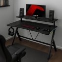 Huzaro Hero 1.9 RGB žaidimų stalas juodas Huzaro Hero 1.9 RGB žaidimų stalas juodas
