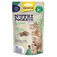 GIMCAT Nutri Pockets Insect su katžolėmis - kačių skanėstai - 60g