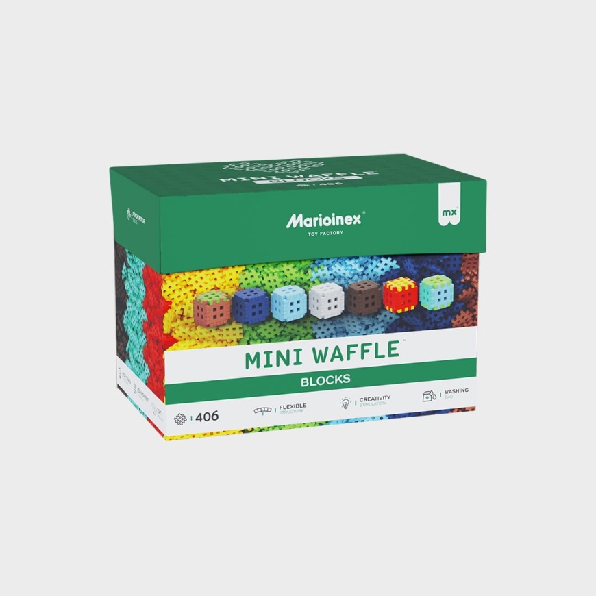 Marioinex Mini Waffle building blocks, 406 pieces – 2