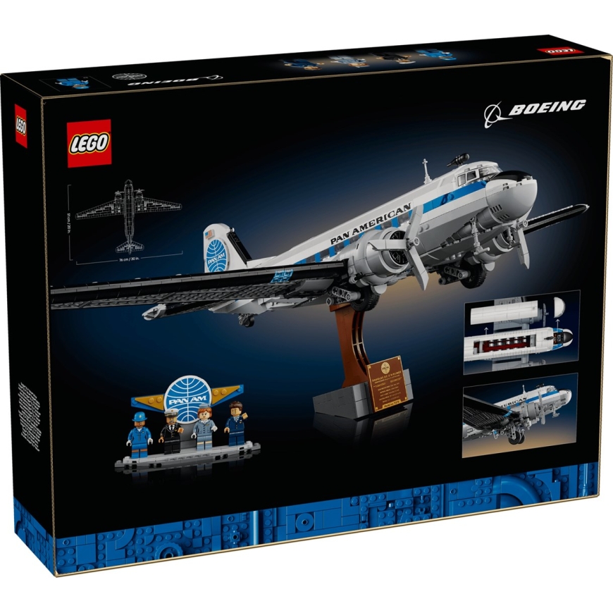 LEGO ICONS 11378 Douglas DC-3 PAN AM Самолет – 2