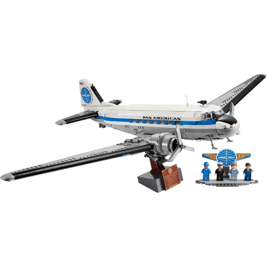 LEGO ICONS 11378 Douglas DC-3 PAN AM Самолет – 3