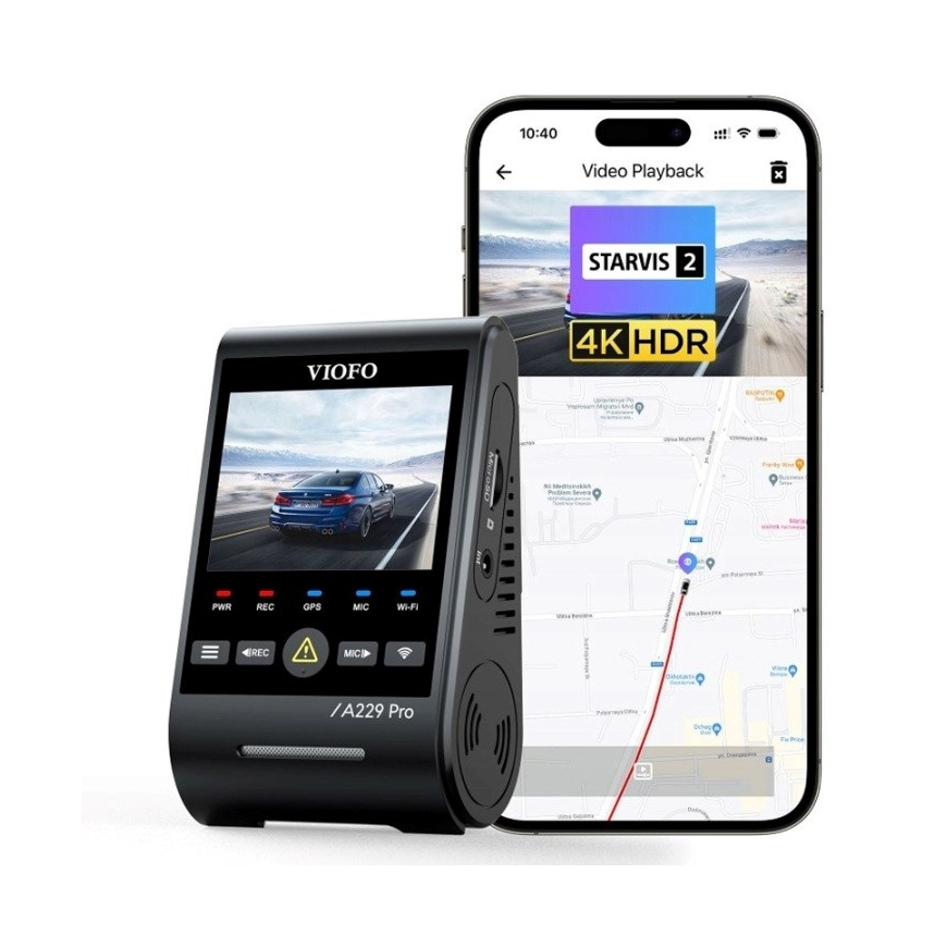 VIOFO A229 PRO 1CH-G GPS vaizdo įrašymo įrenginys