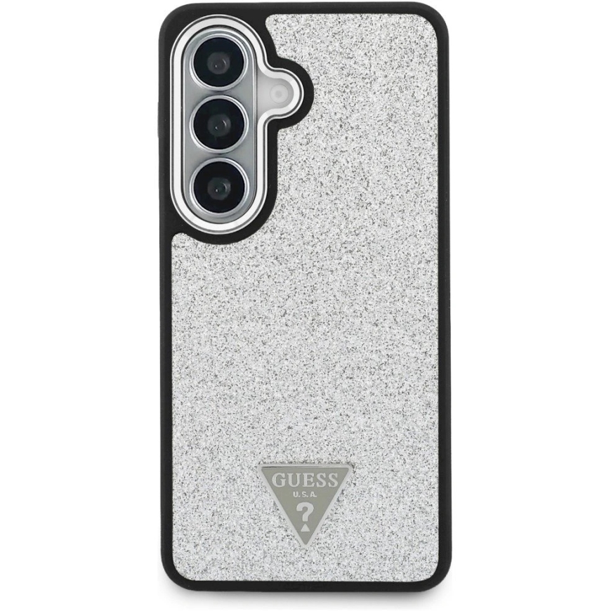 Guess Fixed Glitter Triangle MagSafe kaitse Samsung Galaxy S26 hõbedane – 4