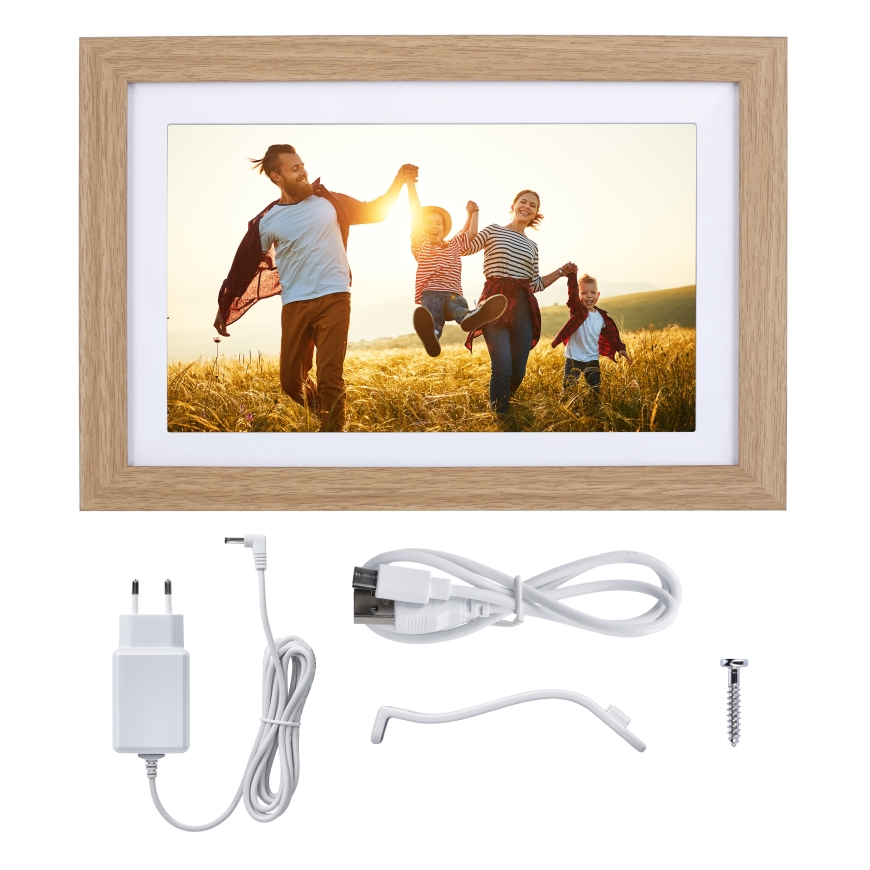 Rollei Smart Wifi Frame nuotraukų rėmelis, 10,1", ąžuolas – 3