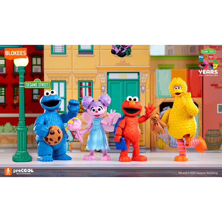 BLOKEES SESAME STREET FIGŪRĖS preCOOL S2 - SAUSAINIŲ MONSTRAS – 4