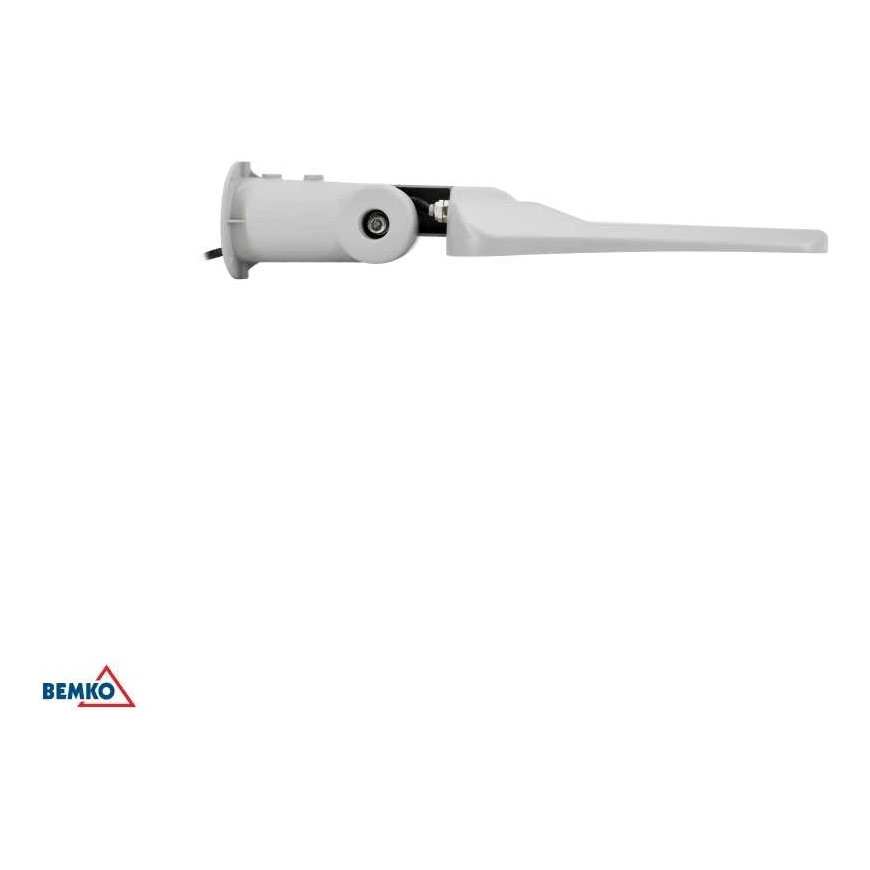 Bemko 70W LED gatvės šviestuvas JAZMIN, šviesiai pilkas, 4000K, IP65, 140°x70° – 4