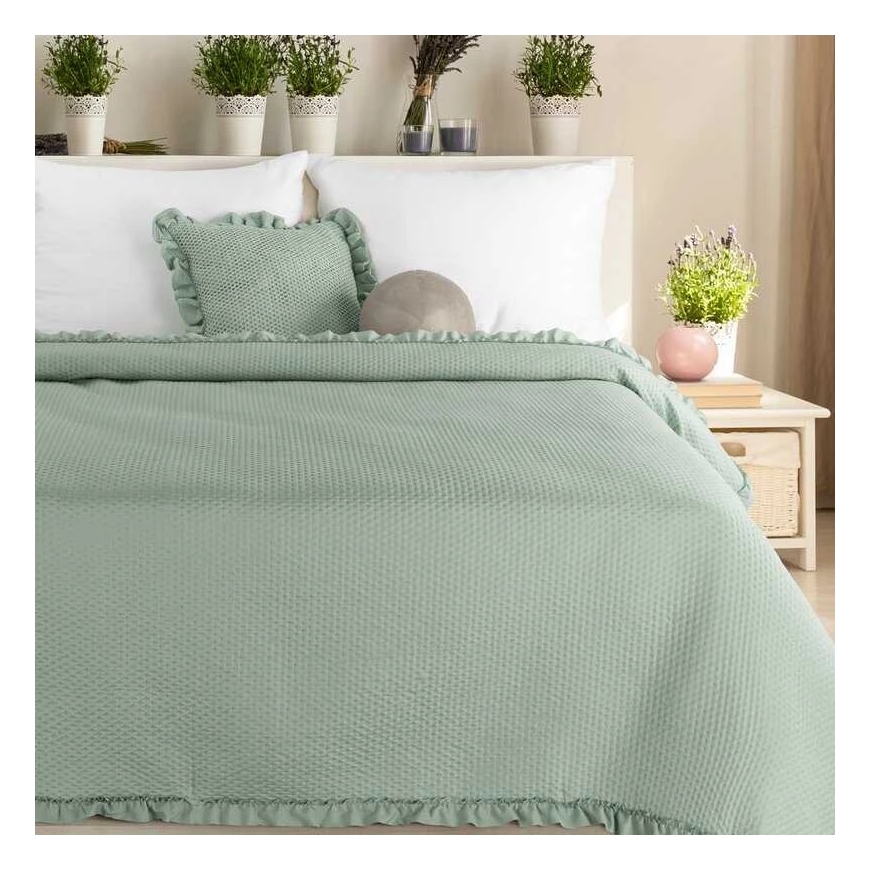 Eurofirany D91/N/FRILL 170X210 FRENZY Bedspread