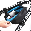 Wozy 11BK Double Fix ūdensizturīga priekšējā rāmja soma velosipēdam 1.5L