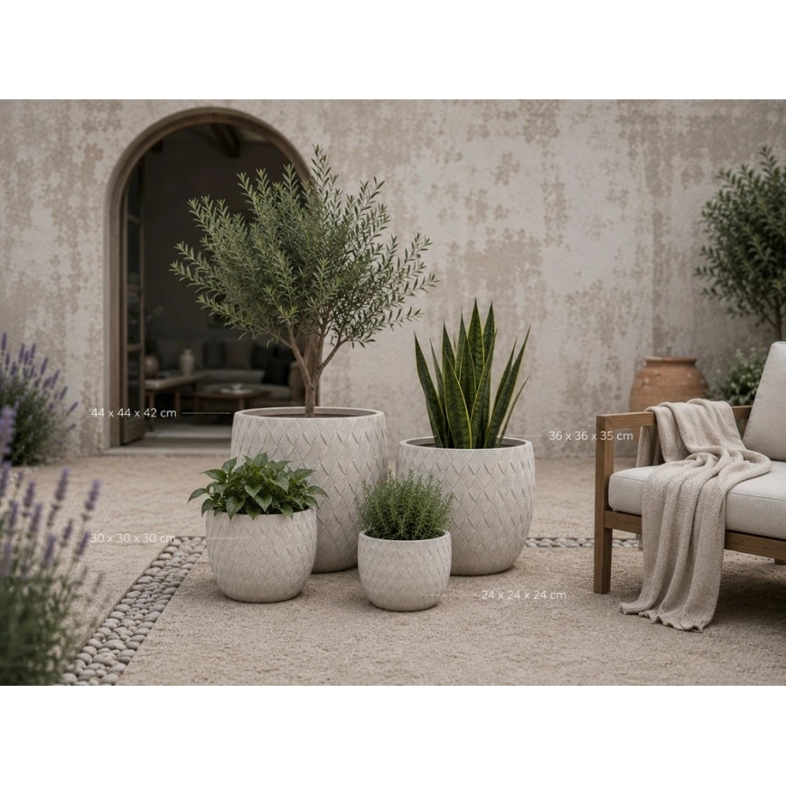 Mondex Since 1986 HEVRA Set of 4 Covers 44x44x42/36x36x35/30x30x30/24x24x24cm – 3