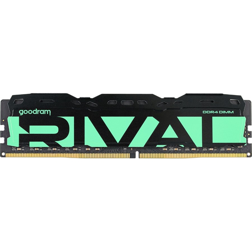Goodram DDR4 Rival Radiant 8GB (1 x 8)/3200 CL16 Green memory module 1 x 8 GB 3200 MT/s 288-pin DIMM – 2
