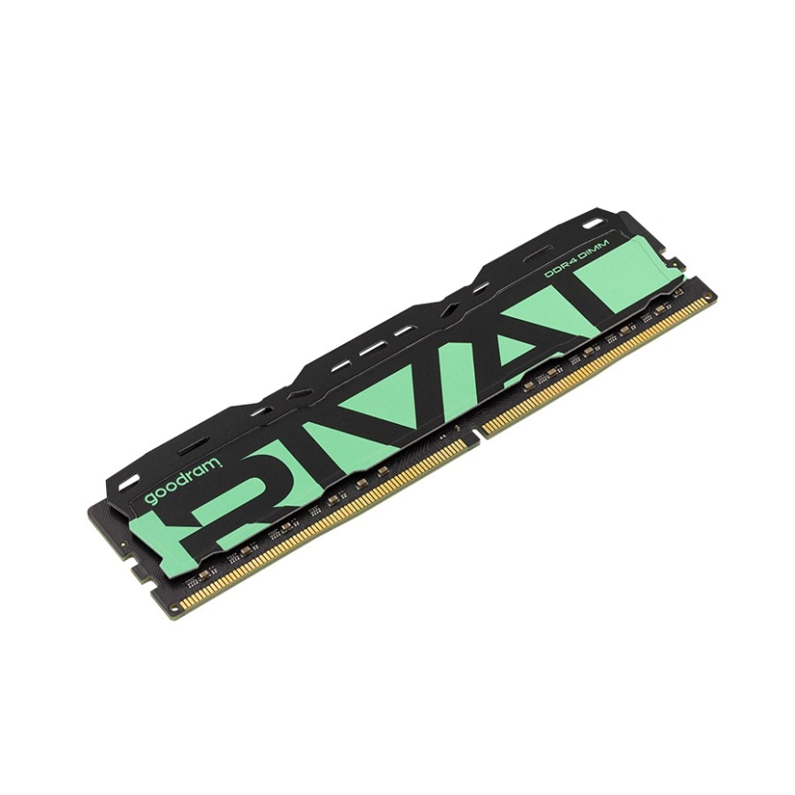 Goodram DDR4 Rival Radiant 8GB (1 x 8)/3200 CL16 Green memory module 1 x 8 GB 3200 MT/s 288-pin DIMM – 3