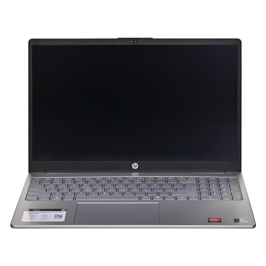 HP 15-FC0146DDX Ryzen 5 7520U 15,6" WUXGA Kosketus IPS 8GB 512GB SSD Bluetooth Windows 11 Luonnollinen hopea (UUSIKÄYTETTY) 2 vu