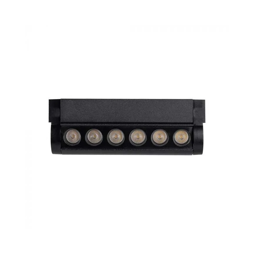 V-tac 5W LED prožektor magnetilistele radadele, must, 3000K, reguleeritav