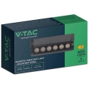 V-tac 5W LED светильник для магнитных направляющих, черный, 3000K, регулируемый V-tac 5W LED светильник для магнитных направляющих, черный, 3000K, регулируемый