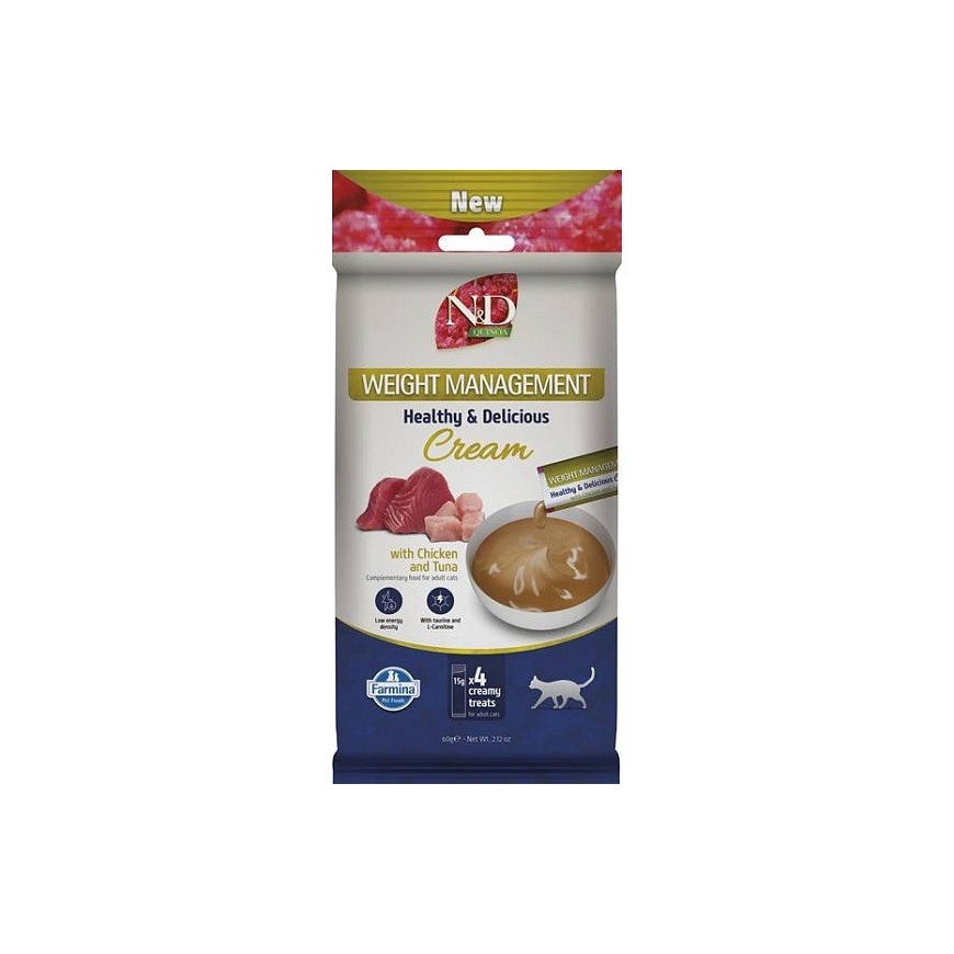 FARMINA N&D Quinoa kaķu svara kontroles