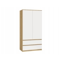 MALWA SS-90 wardrobe, artisan oak/white MALWA SS-90 wardrobe, artisan oak/white