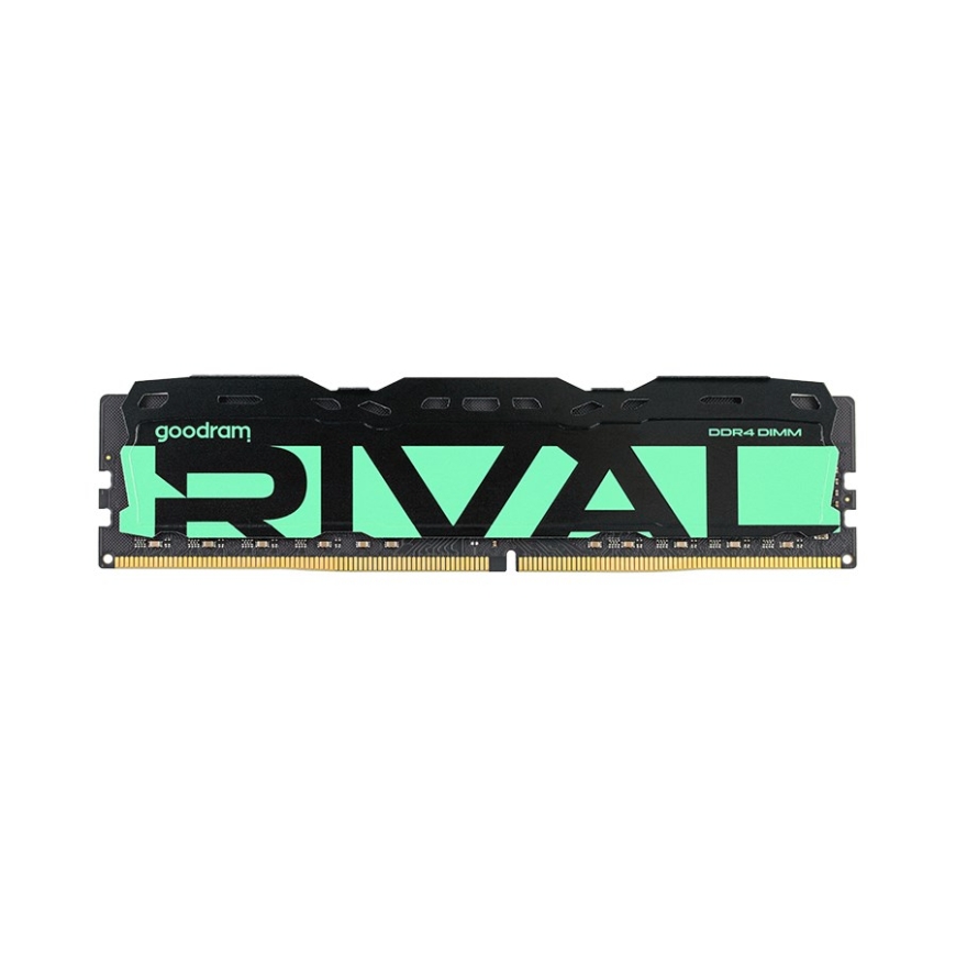 Goodram *DDR4 Rival Radiant 16GB (2* 8)/3200 CL16 zaļā atmiņas modulis 2 x 8 GB 3200 MT/s 288-pinu DIMM