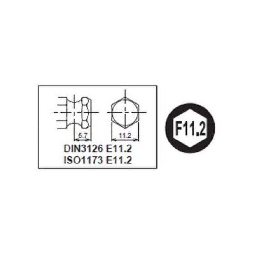7/16 tolli otsik kuhex konstruktsiooniga kruvidele, 6 mm, KOKEN [183H-35 6] – 2