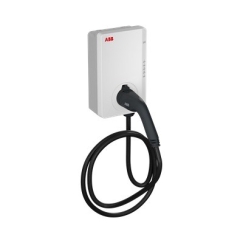 ABB Terra AC W22-G5-R-C-V2-0 wallbox Type 2, 22kW, Black, Grey