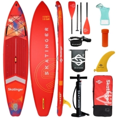 SKATINGER Interstellar Raudona 350x81x15 Turistinis SUP lenta