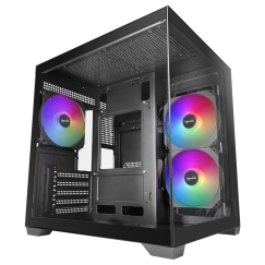 Mars Gaming MCVIEW3 Computer Case Mini Tower Black