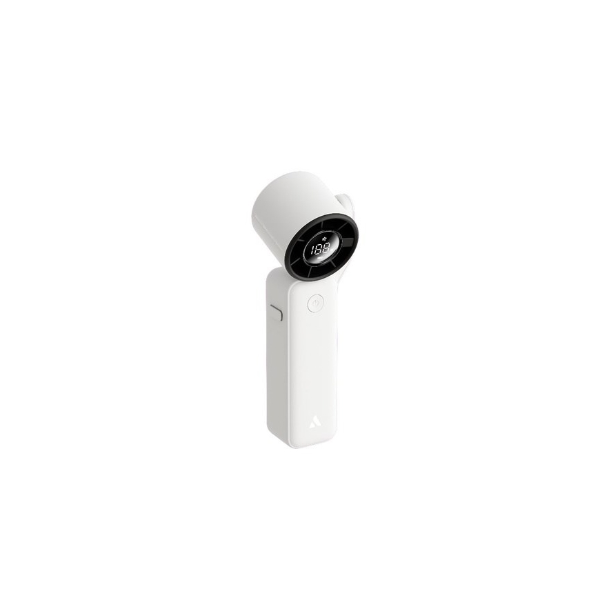 AECOOLY Halo 04 ICING Foldable Handheld Fan with Cooling Plate, White