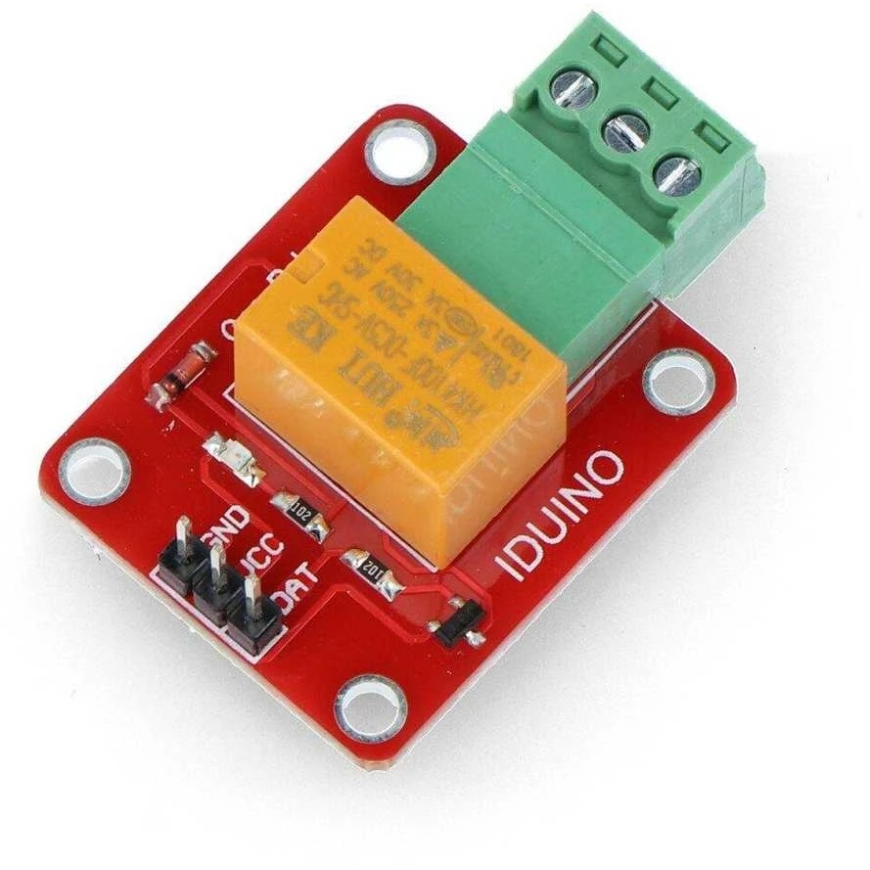 Openplatform Relės modulis, 1 kanalo - 3A/250V AC kontaktai - 5V ritė