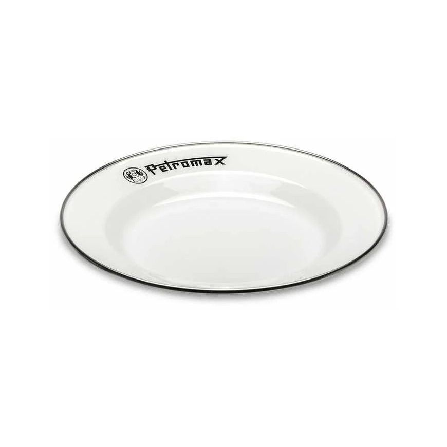 Emailitud taldrikud 2 tk 18 cm Petromax Valge