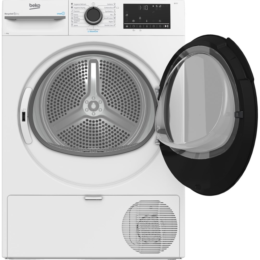 Сушильная машина Beko BM3T49249W, свободностоящая, с фронтальной загрузкой, 8 кг, белая – 3