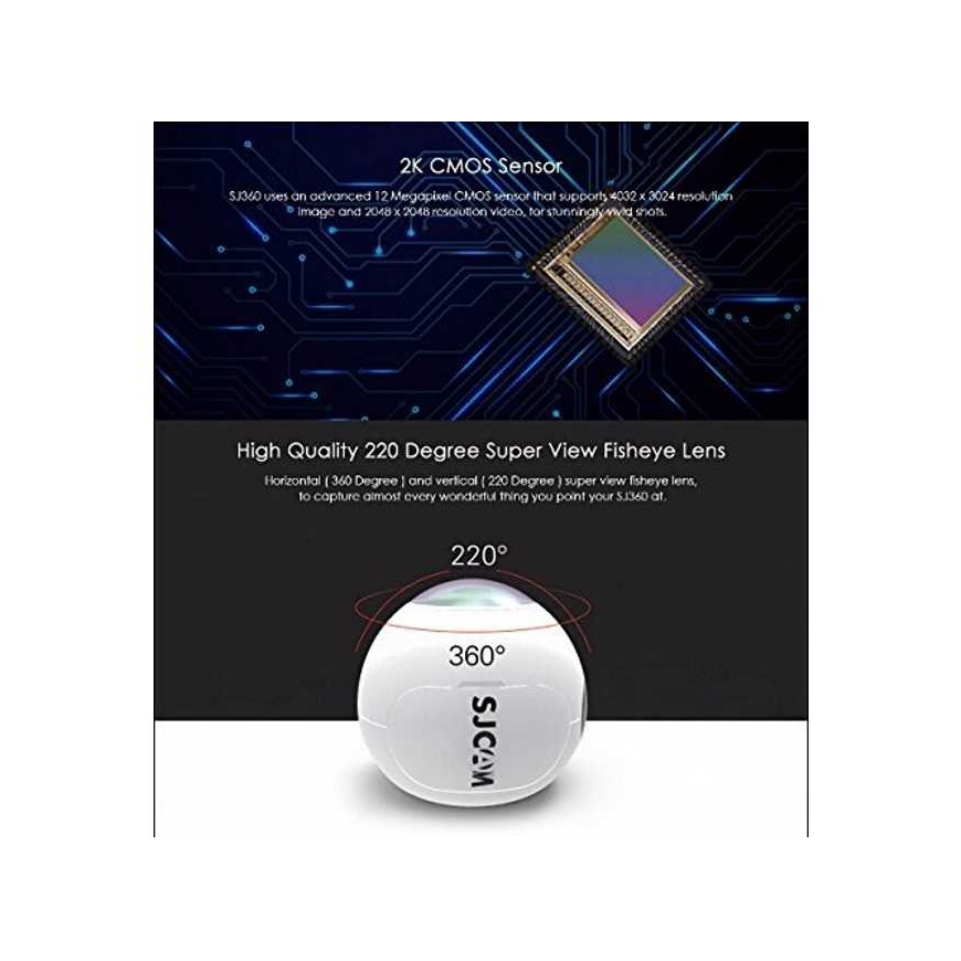 Sjcam SJ360 12MP 2K HD Must