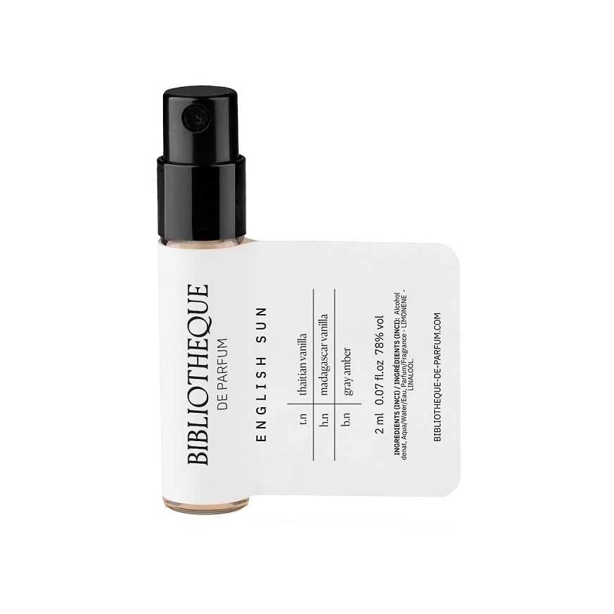 Bibliotheque De Parfum English Sun EDP Спрей Пробник 2ml